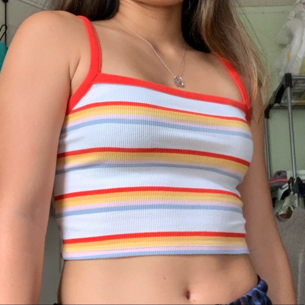Pacsun Basic Striped Tank size Small